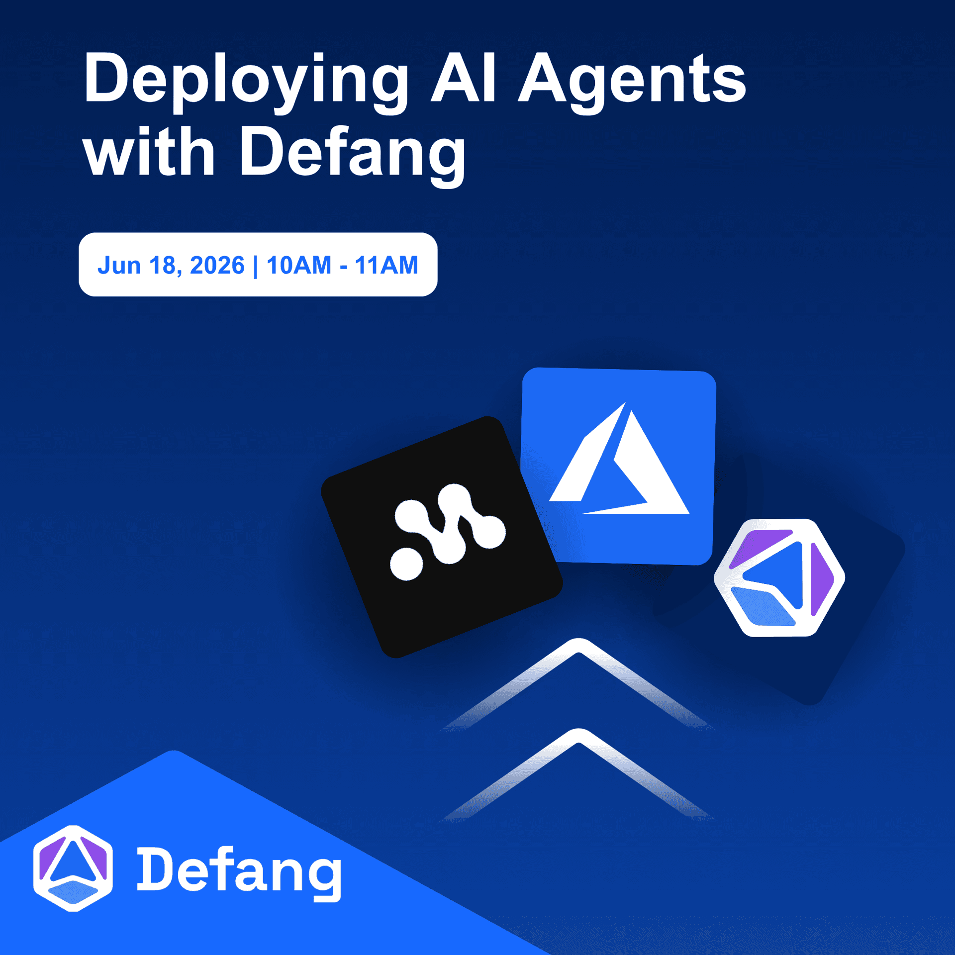 Deploying AI Agent with Defang workshop poster